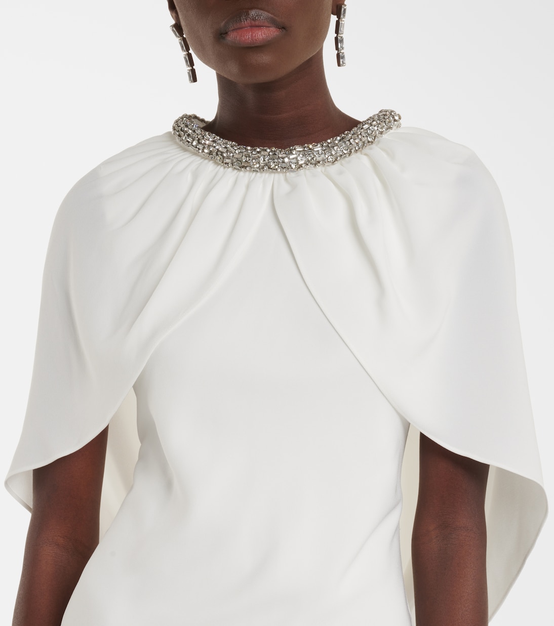 Brida - Abito lungo con mantella | Roland Mouret