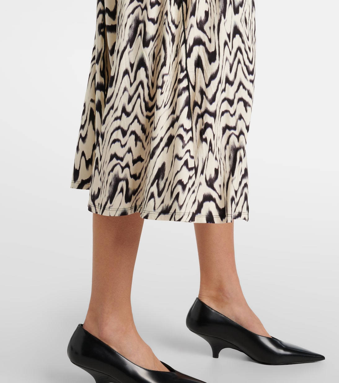 Robe midi White Label Marion imprimée | Proenza Schouler