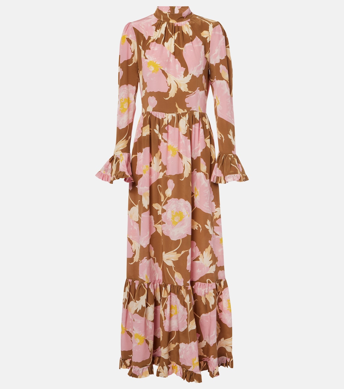 Maxikleid Visconti aus Crêpe de Chine aus Seide | La DoubleJ