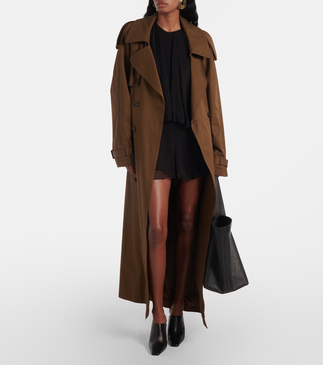 Mules Jill 95 en cuir | Saint Laurent