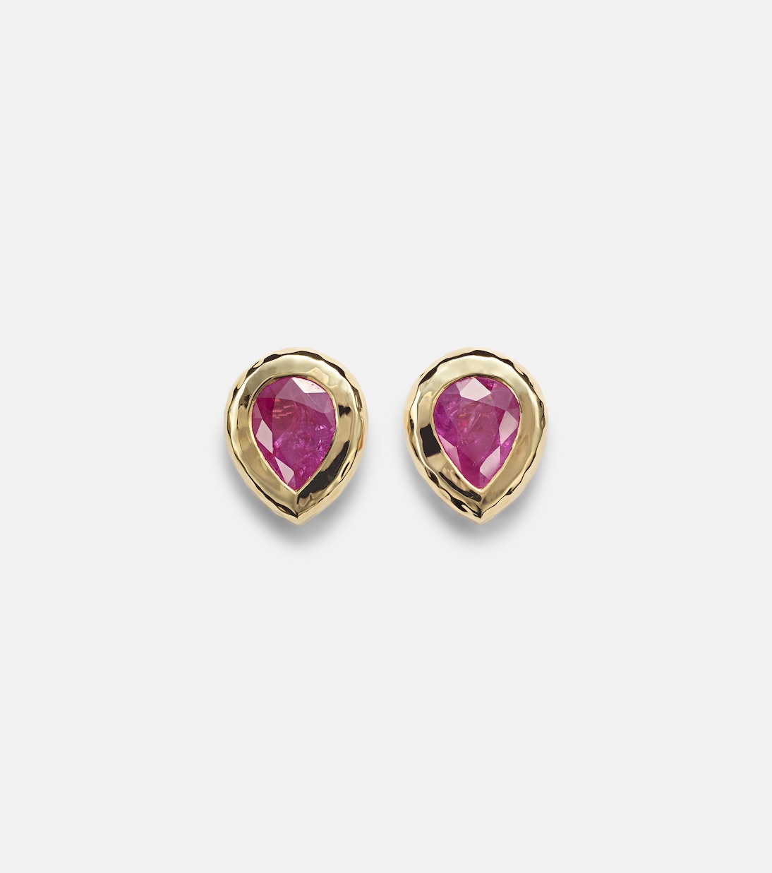 Orecchini in oro 18kt OCTAVIA ELIZABETH con rubini, design moderno per giovani