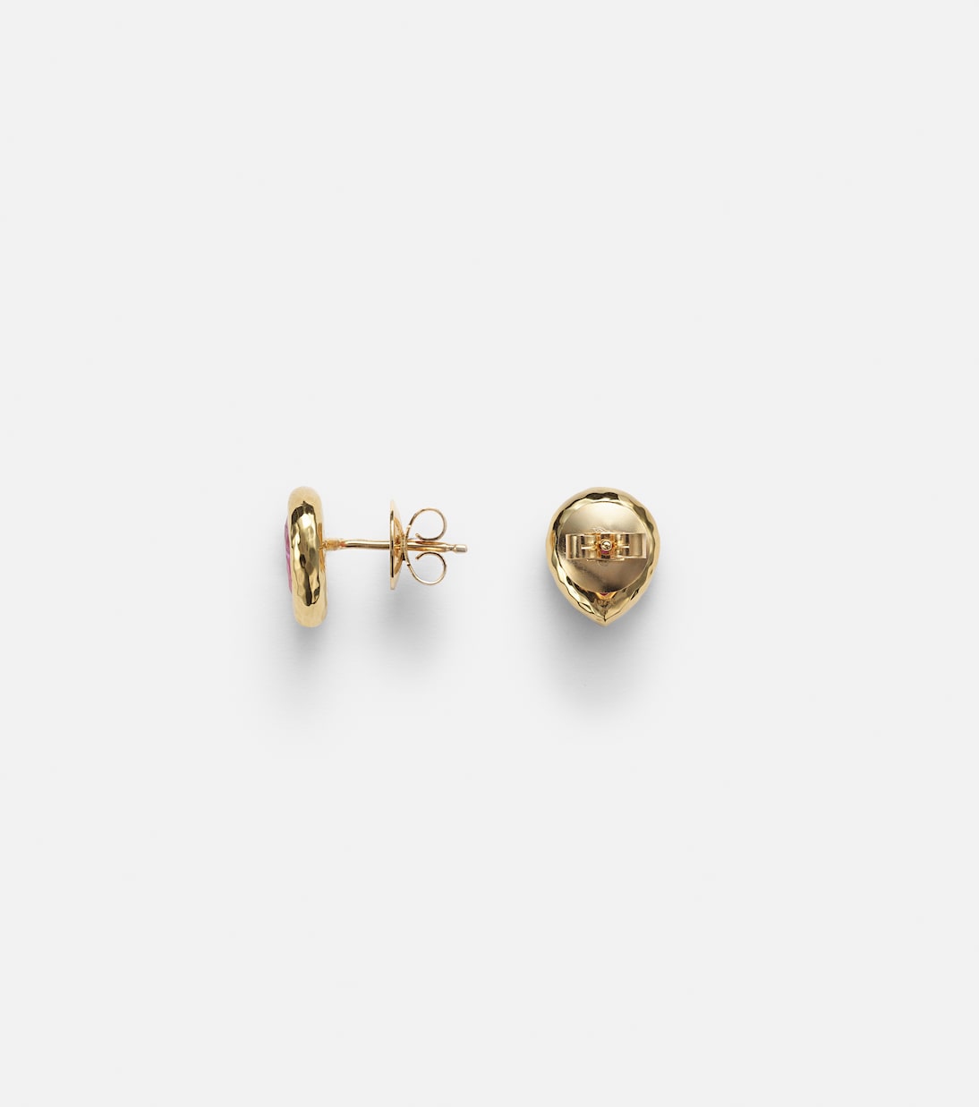 Orecchini in oro 18kt OCTAVIA ELIZABETH con rubini, design moderno per giovani