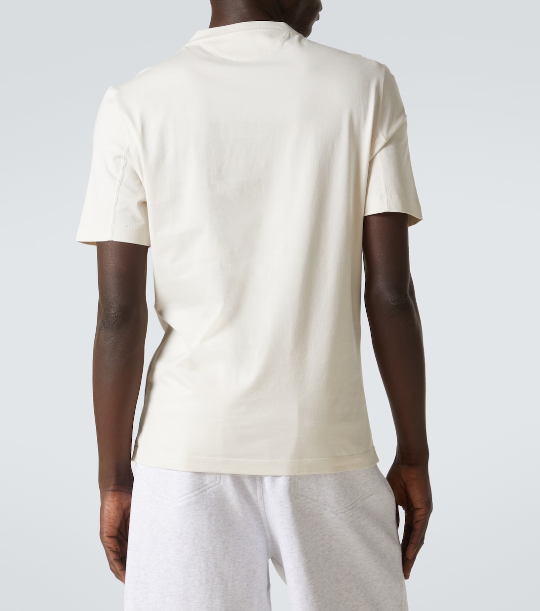 Camiseta de algodón estampada | Brunello Cucinelli