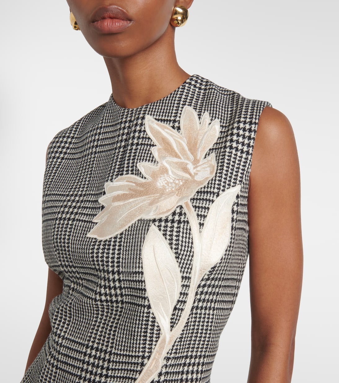 Abito midi in lana vergine | Erdem