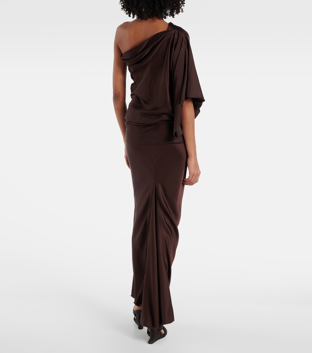 Hollywood charmeuse asymmetric top | Rick Owens