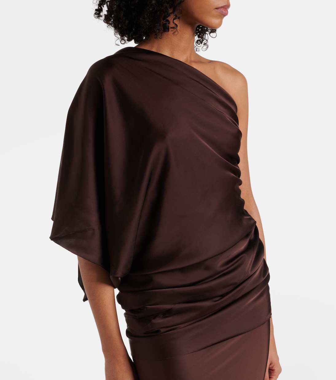 Hollywood charmeuse asymmetric top | Rick Owens
