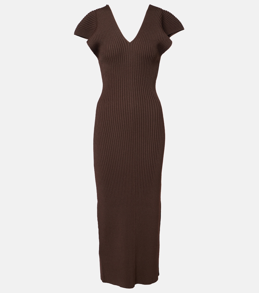 Abito lungo Trey in maglia a coste | Altuzarra