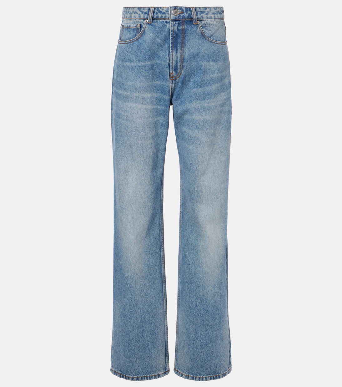 Jeans anchos de tiro alto | Ami Paris