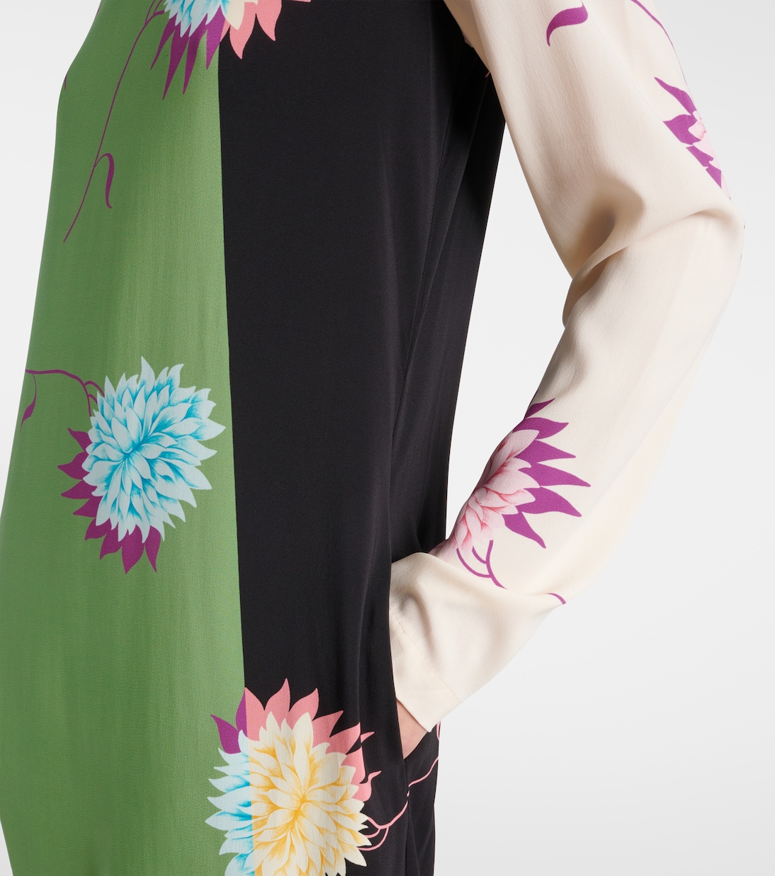 Swing printed jersey maxi dress | La DoubleJ