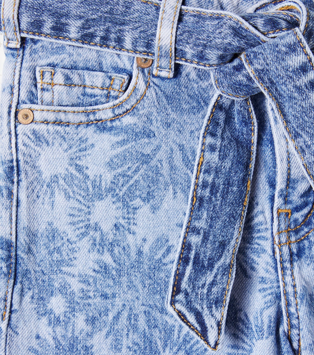 The Wave floral belted jeans | Scotch & Soda Kids