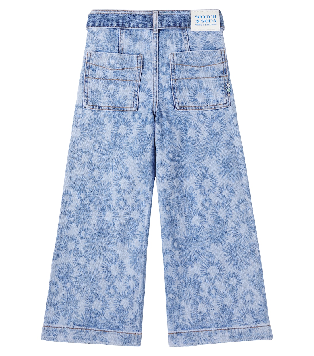 The Wave floral belted jeans | Scotch & Soda Kids