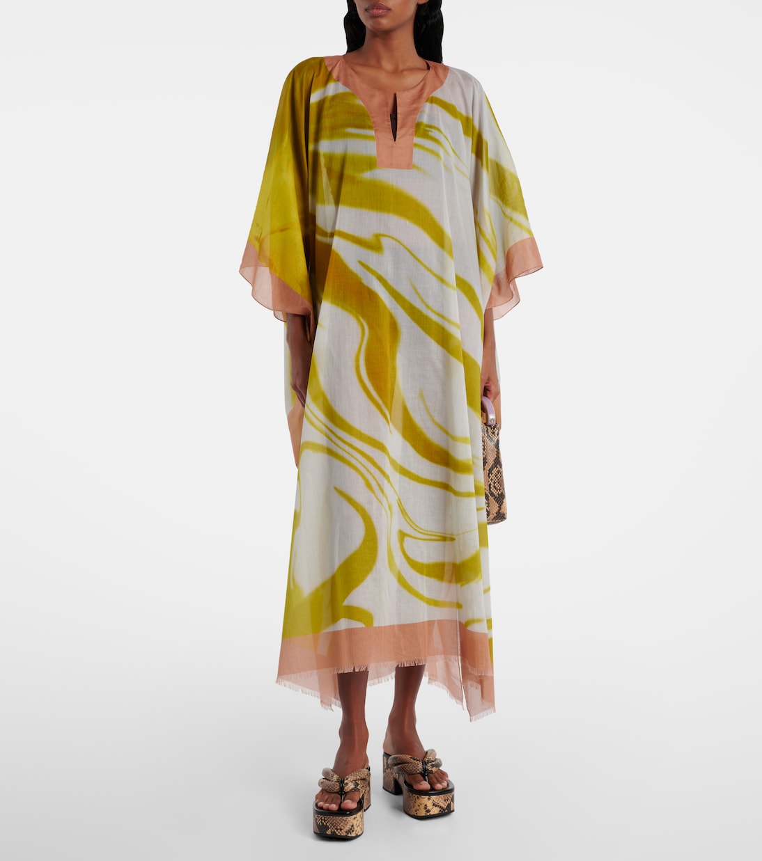 Bedruckter Kaftan aus Baumwolle | Dries Van Noten