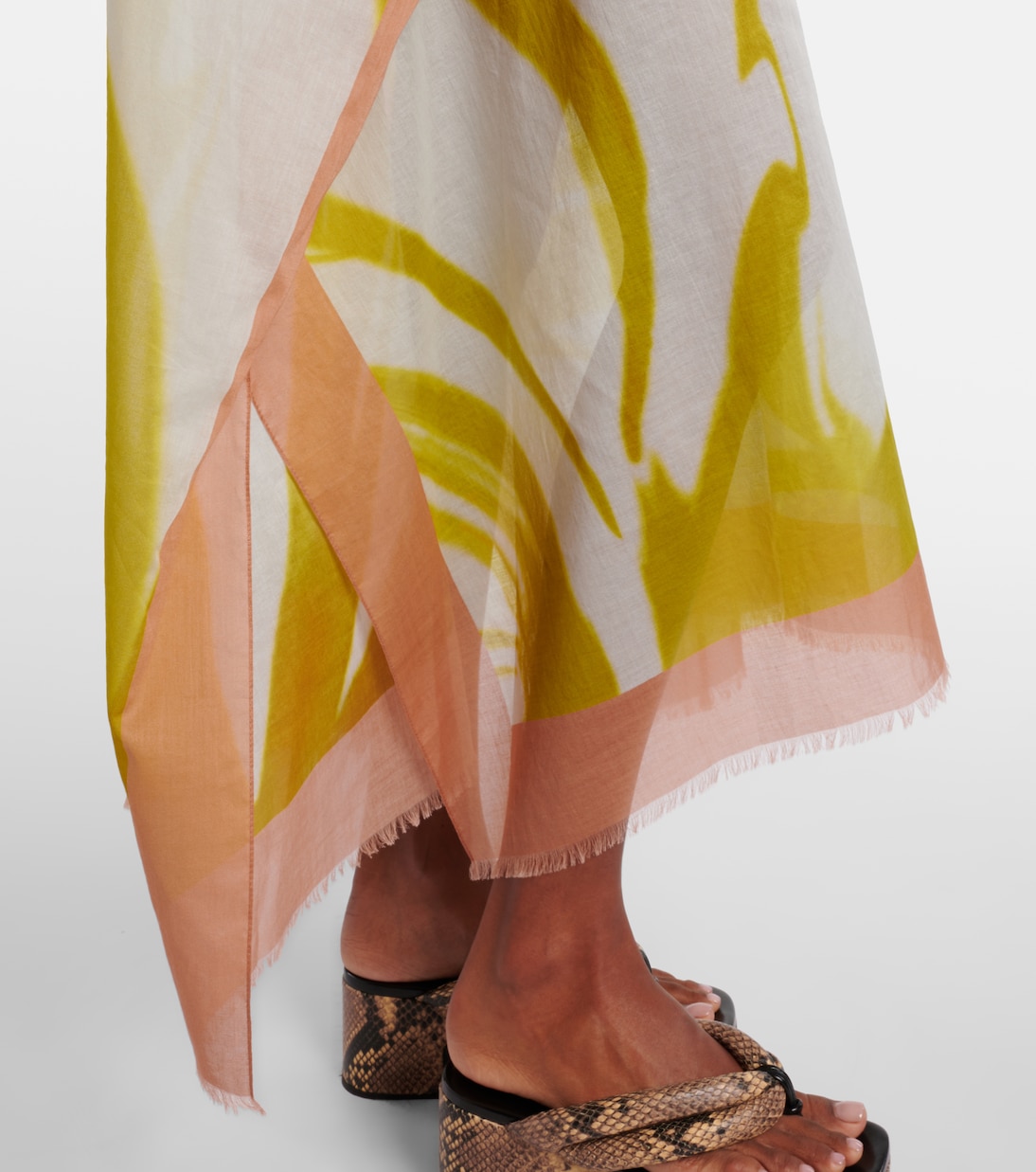 Bedruckter Kaftan aus Baumwolle | Dries Van Noten