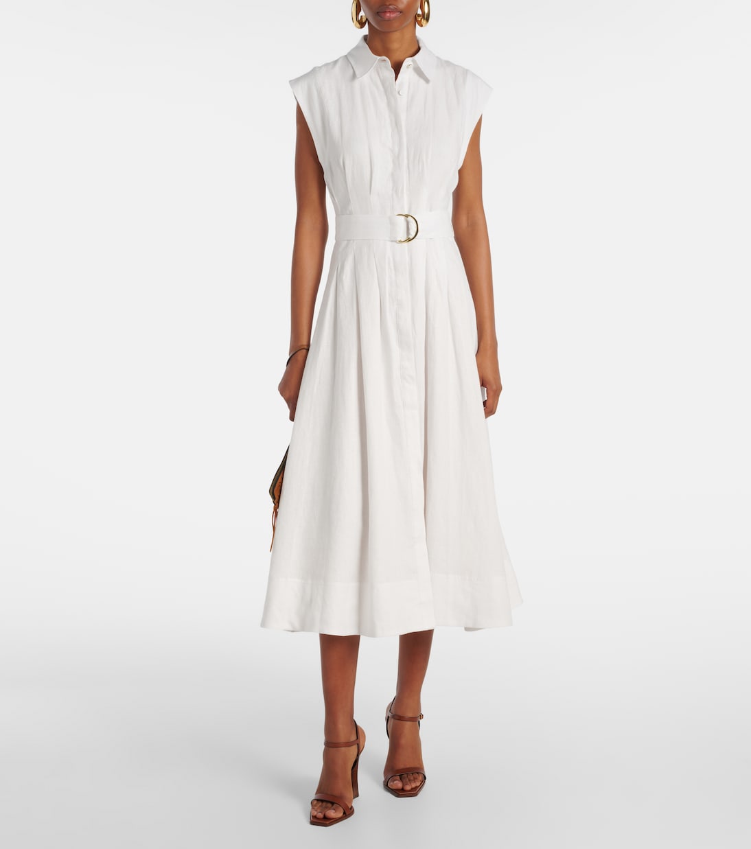 Midikleid Loreta aus Leinen | Veronica Beard