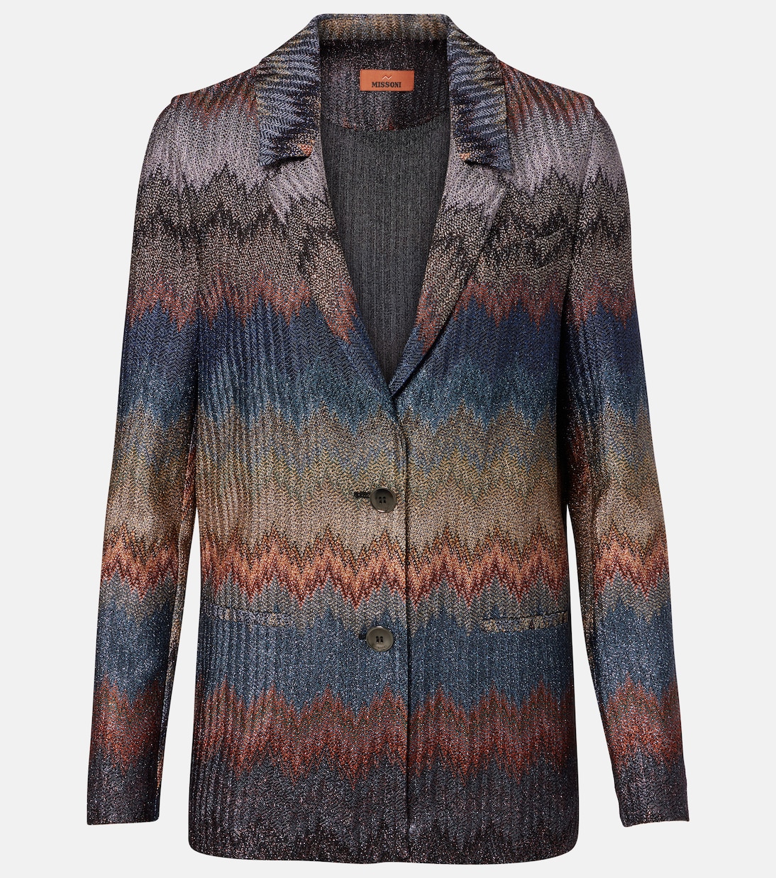 Zigzag lamé blazer | Missoni