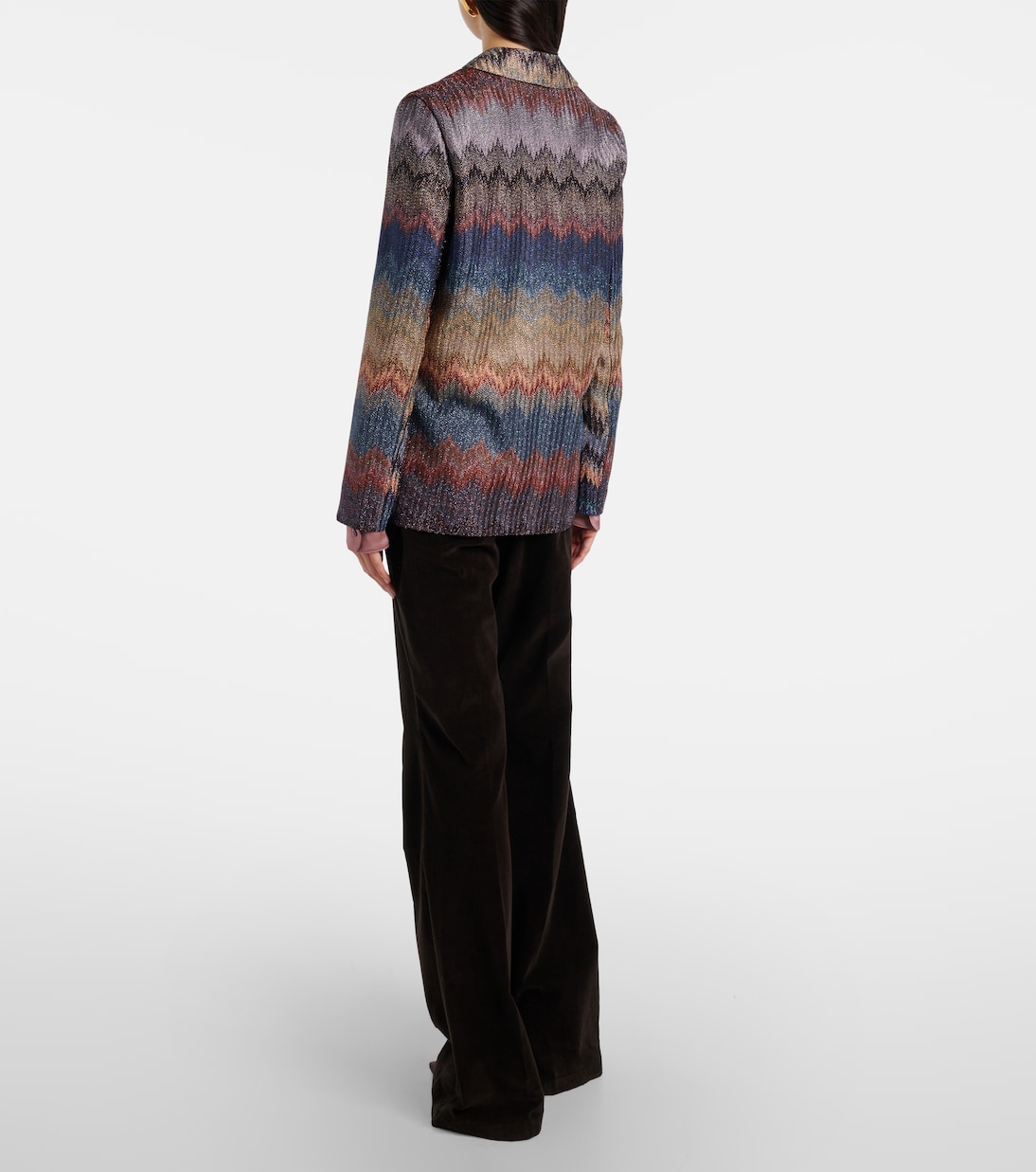 Zigzag lamé blazer | Missoni