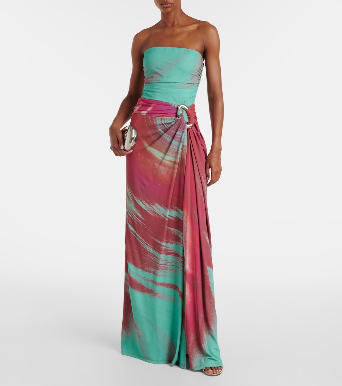Bedrucktes Maxikleid Emma aus Jersey | Simkhai
