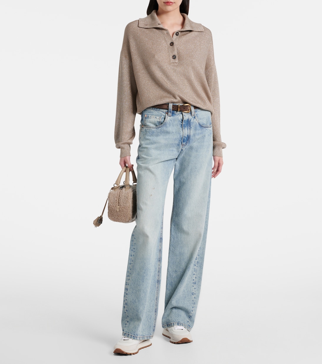 Sneakers in pelle | Brunello Cucinelli