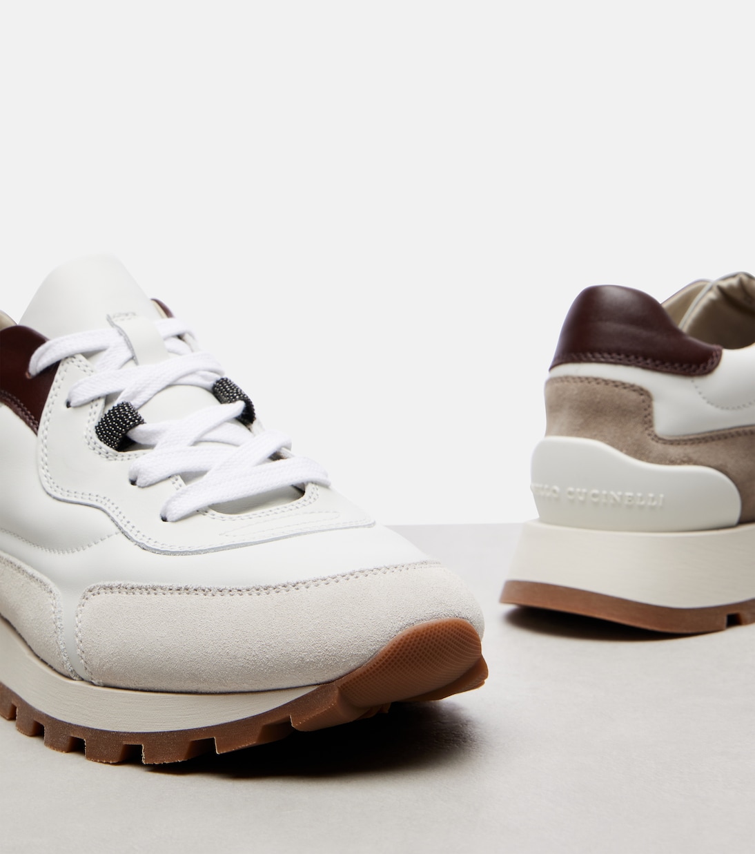 Sneakers in pelle | Brunello Cucinelli