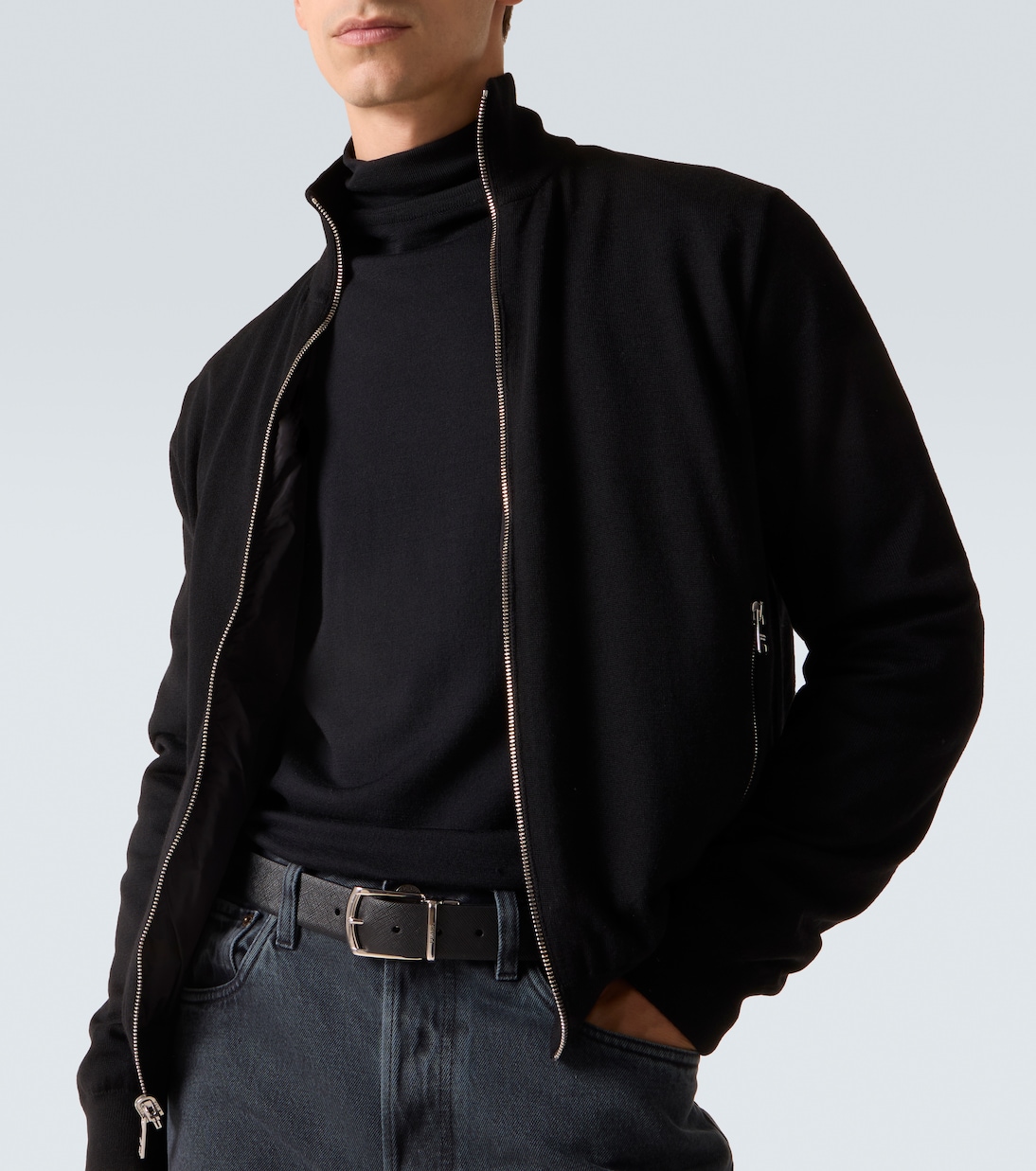 Reversible virgin wool and Re-Nylon jacket | Prada