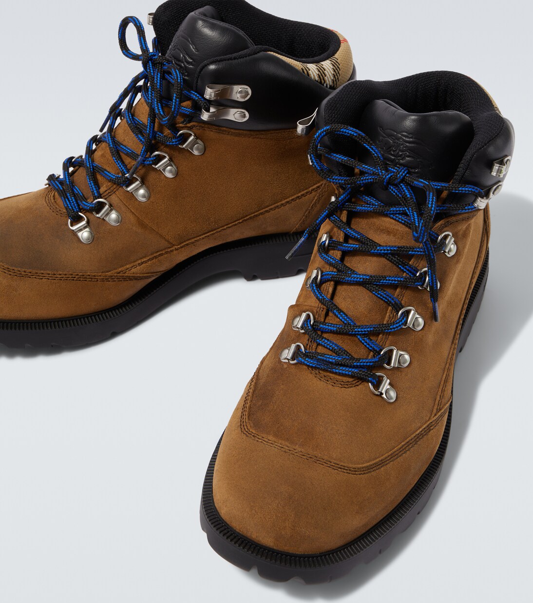 Suede lace-up boots | Burberry