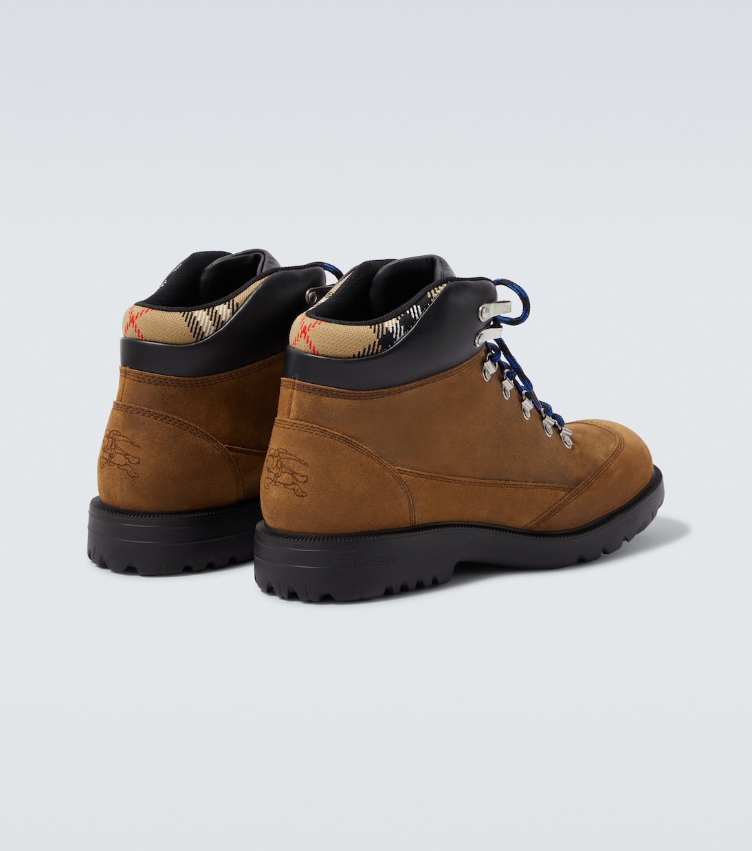 Suede lace-up boots | Burberry