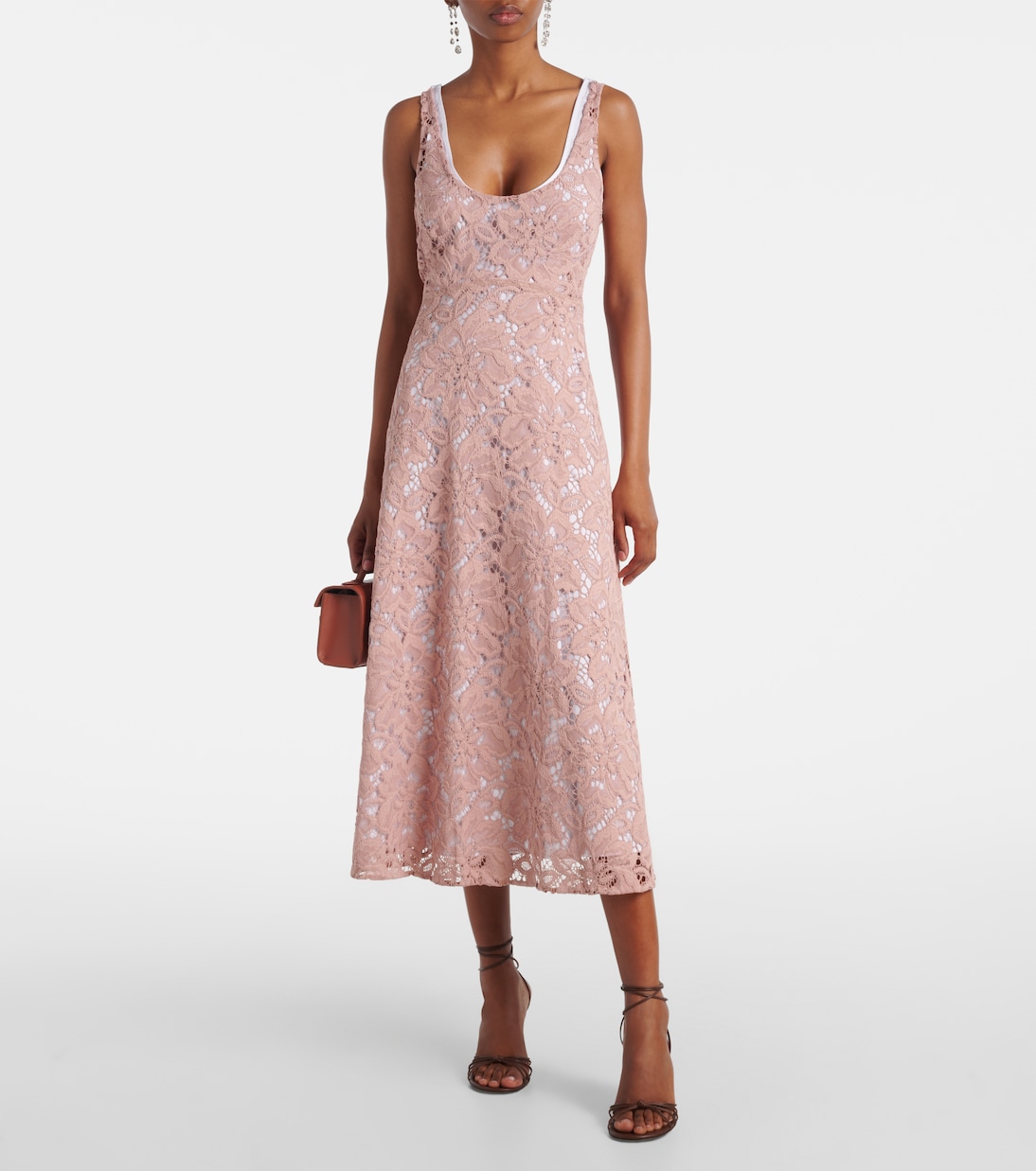 Abito midi Lacy Dream in pizzo | Dorothee Schumacher