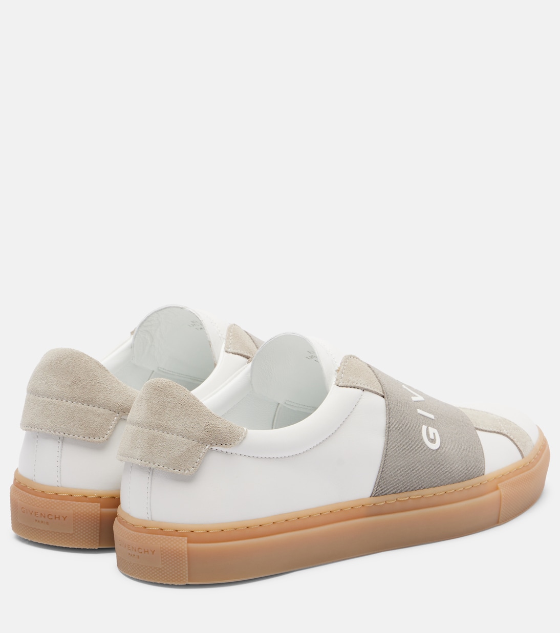 Urban Street logo leather slip-on sneakers | Givenchy