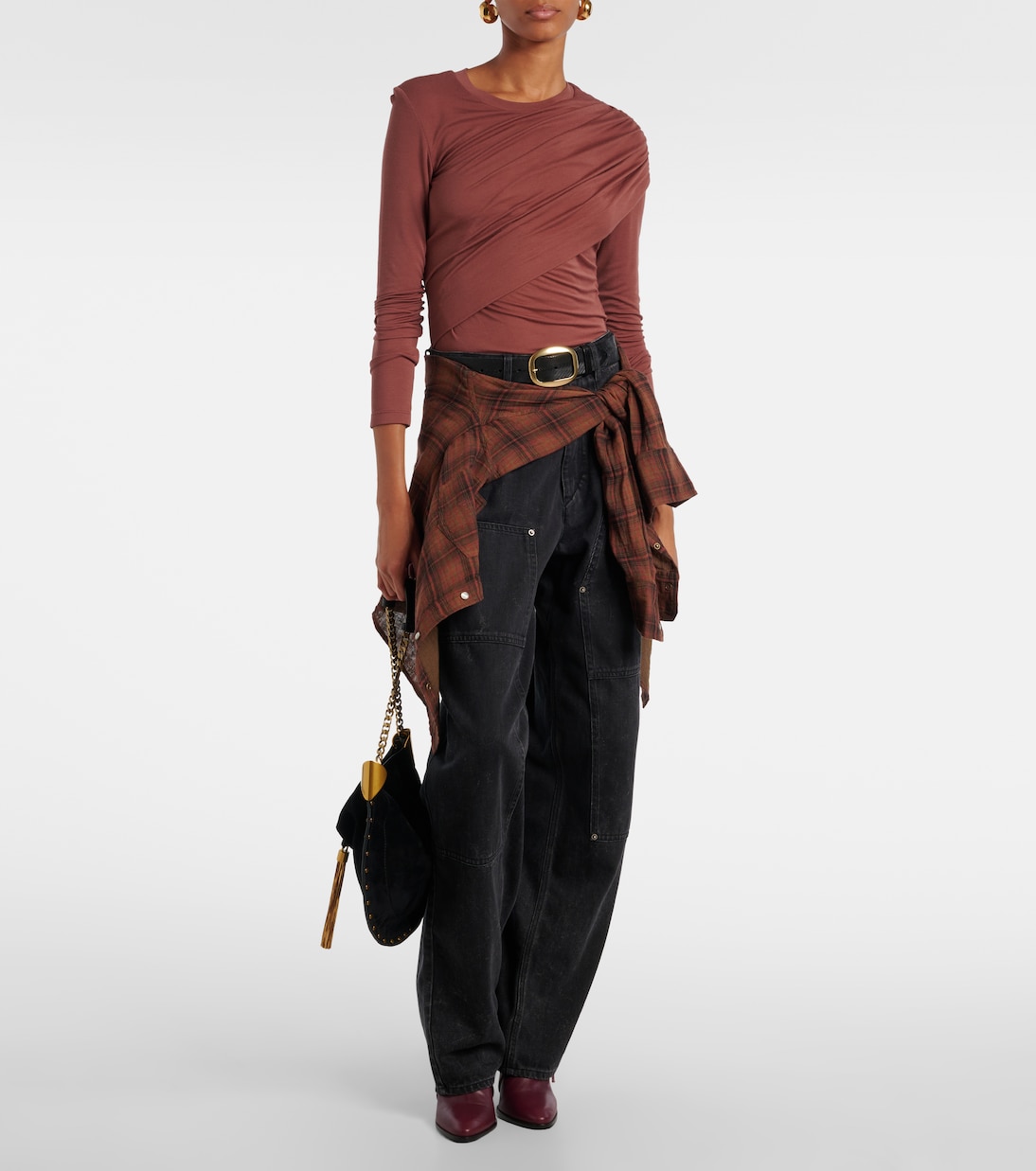 Dressi draped jersey top | Marant Etoile