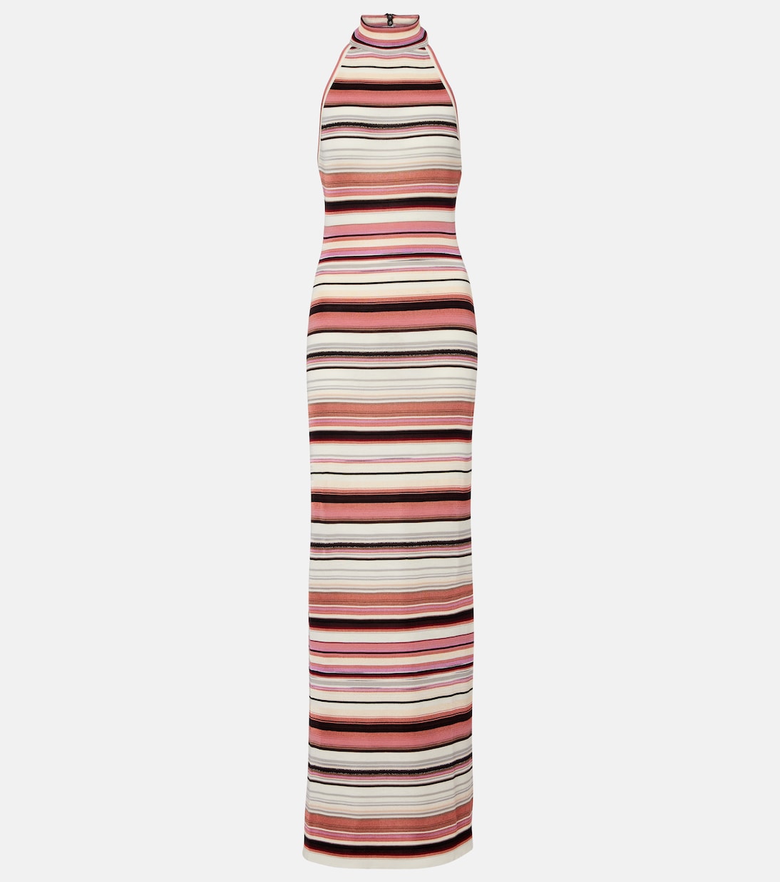 Striped halterneck maxi dress | Missoni