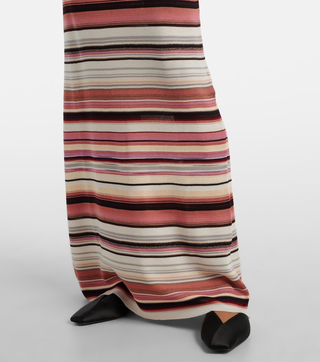 Striped halterneck maxi dress | Missoni