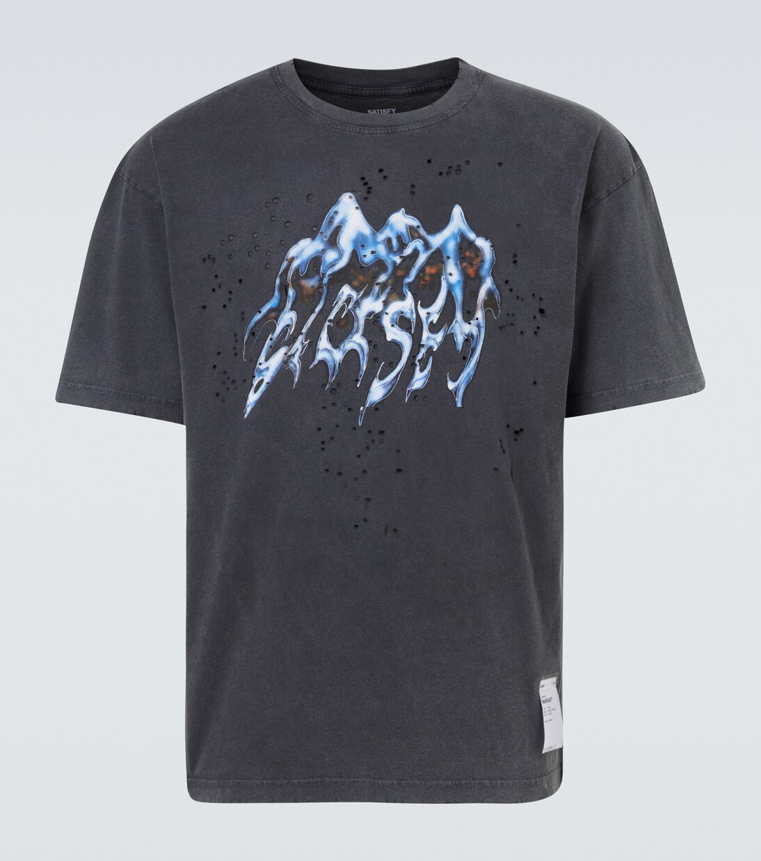 MothTech printed cotton jersey T-Shirt | Satisfy