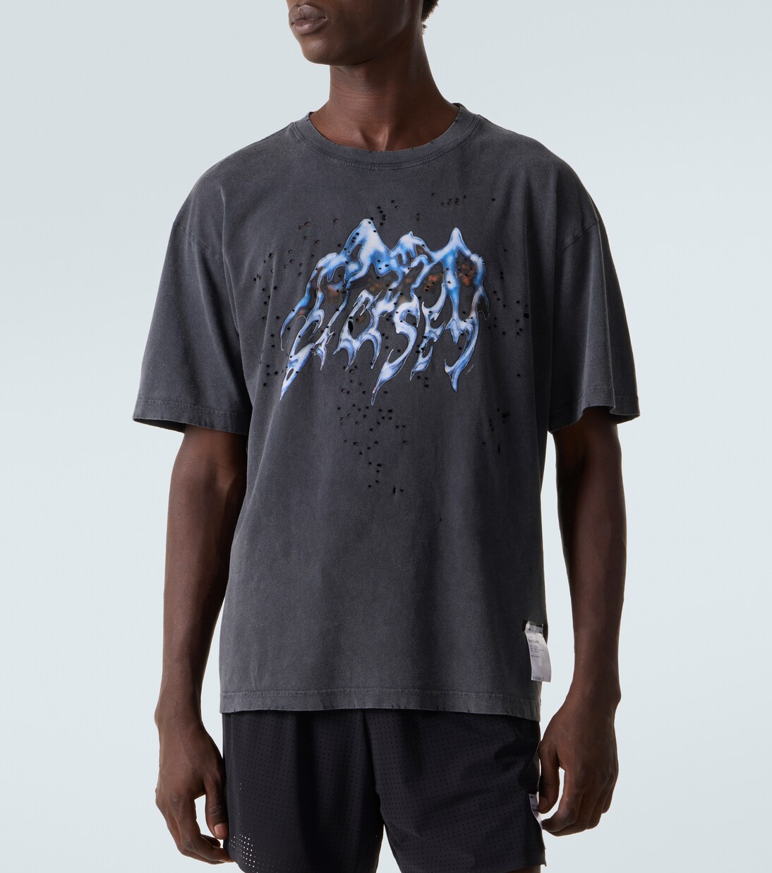 MothTech printed cotton jersey T-Shirt | Satisfy