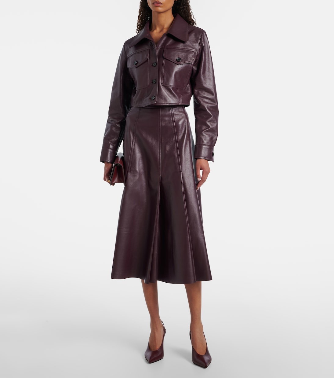 Nics cropped leather jacket | Emilia Wickstead