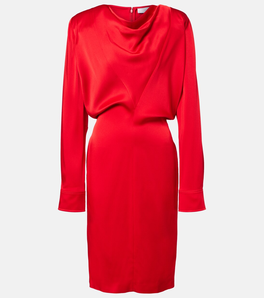 Cowl neck satin midi dress | Stella McCartney