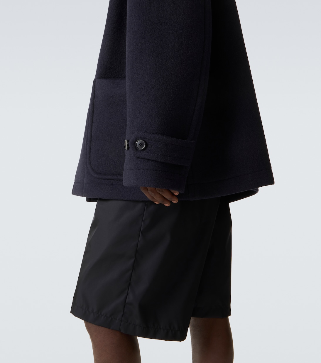 Abrigo de lana y algodón | Dries Van Noten
