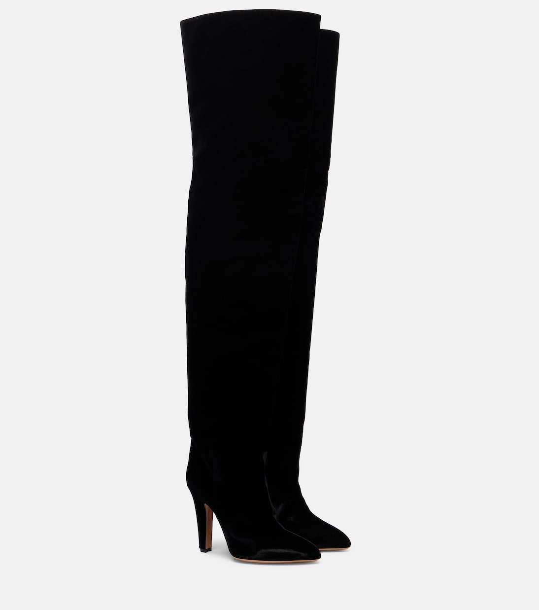 Elsa 100 velvet over-the-knee boots | Paris Texas