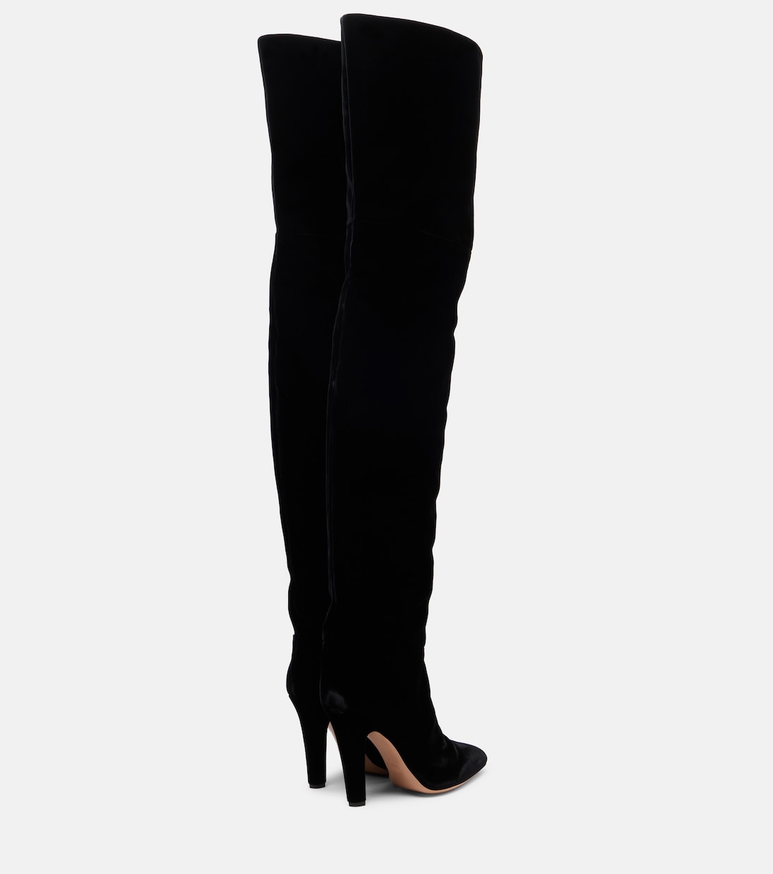 Elsa 100 velvet over-the-knee boots | Paris Texas