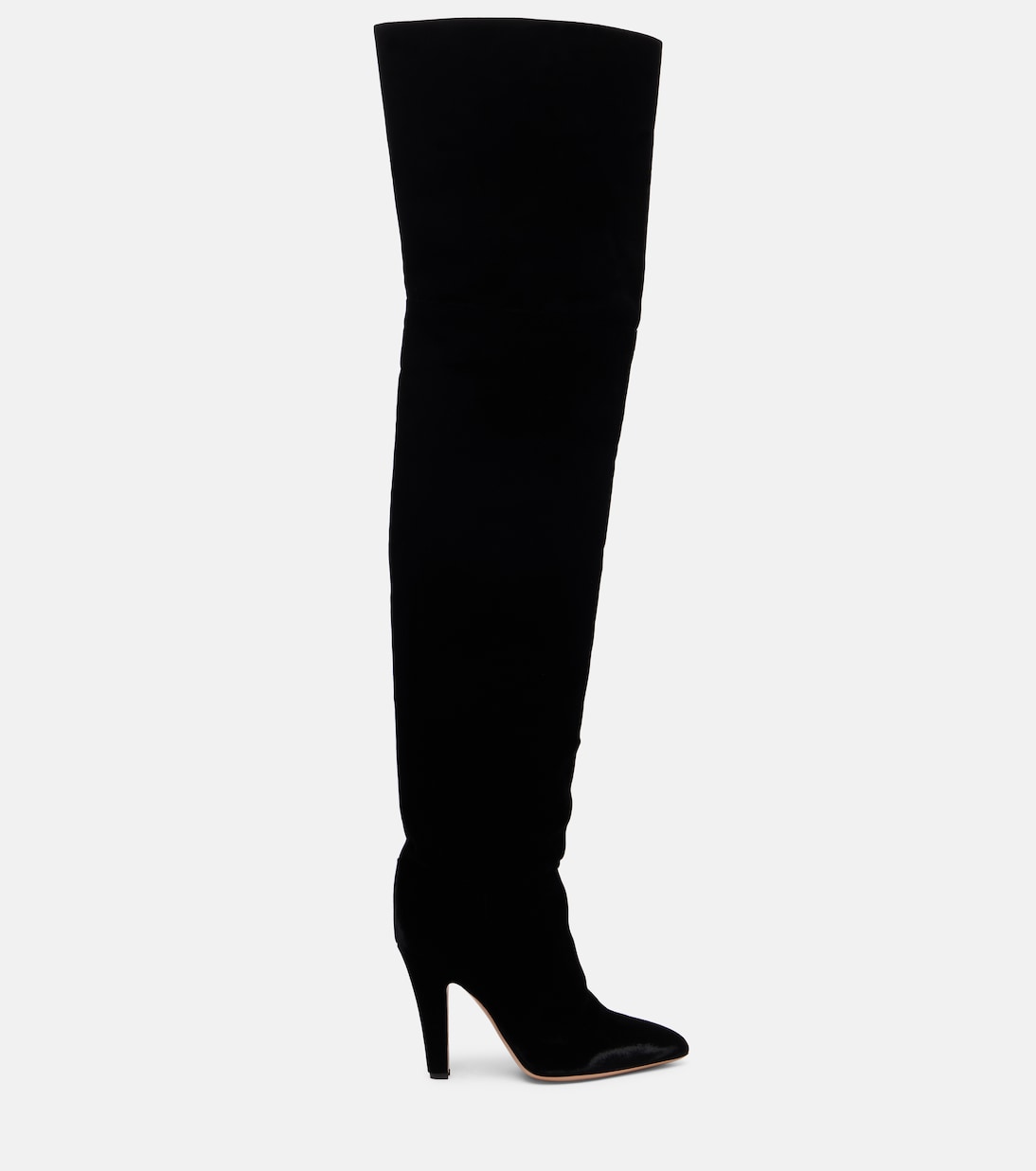 Elsa 100 velvet over-the-knee boots | Paris Texas