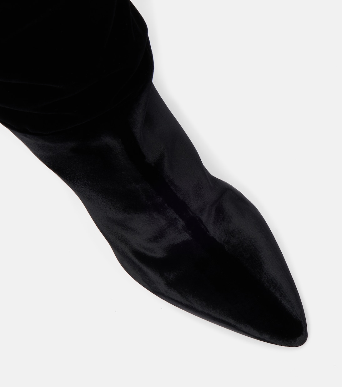 Elsa 100 velvet over-the-knee boots | Paris Texas