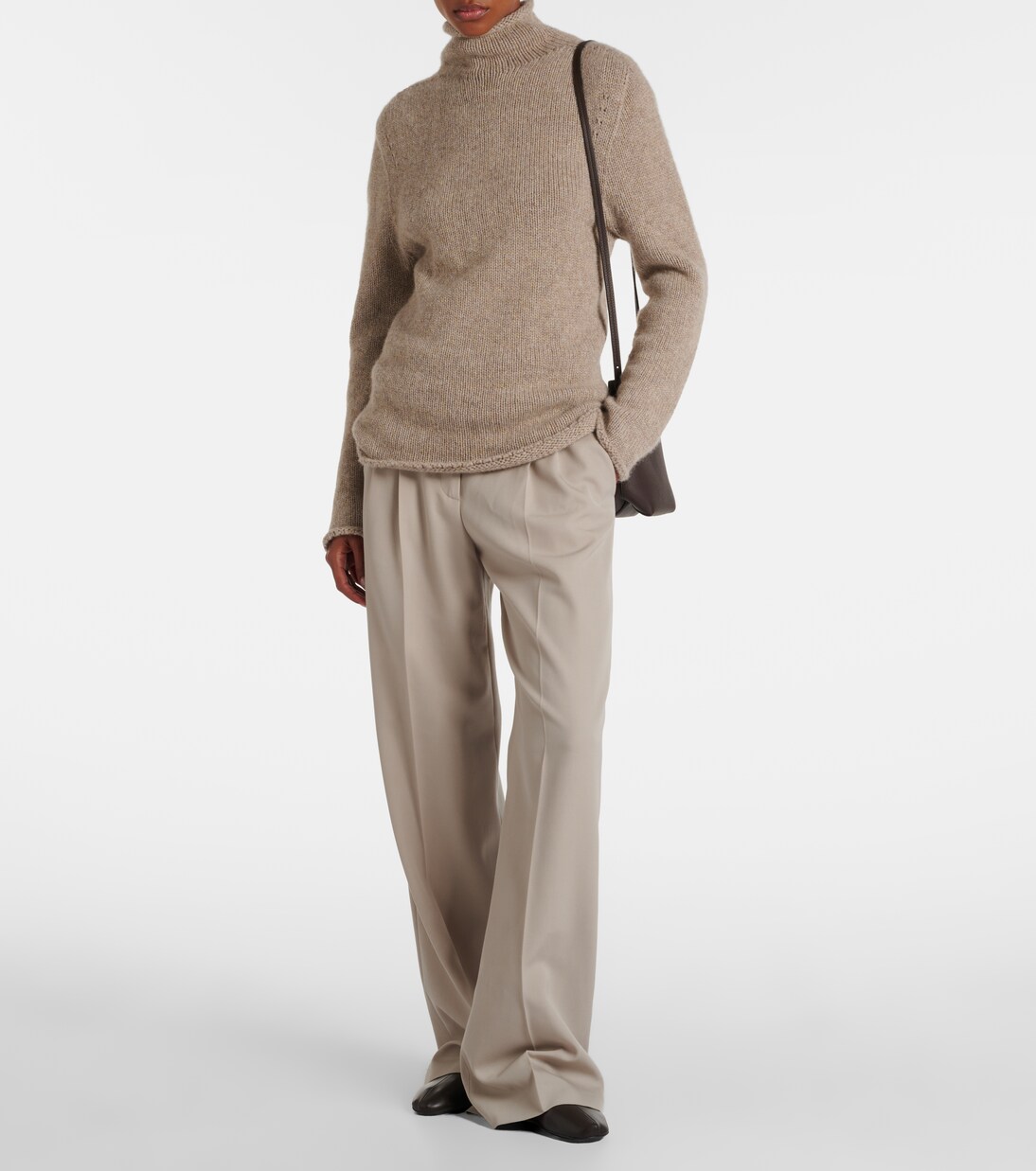 Stella 시어링 라이닝 레더 앵클 부츠 | The Row