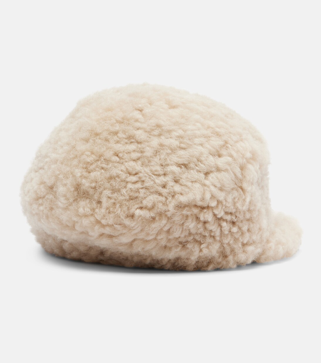 Logo shearling hat | Moncler
