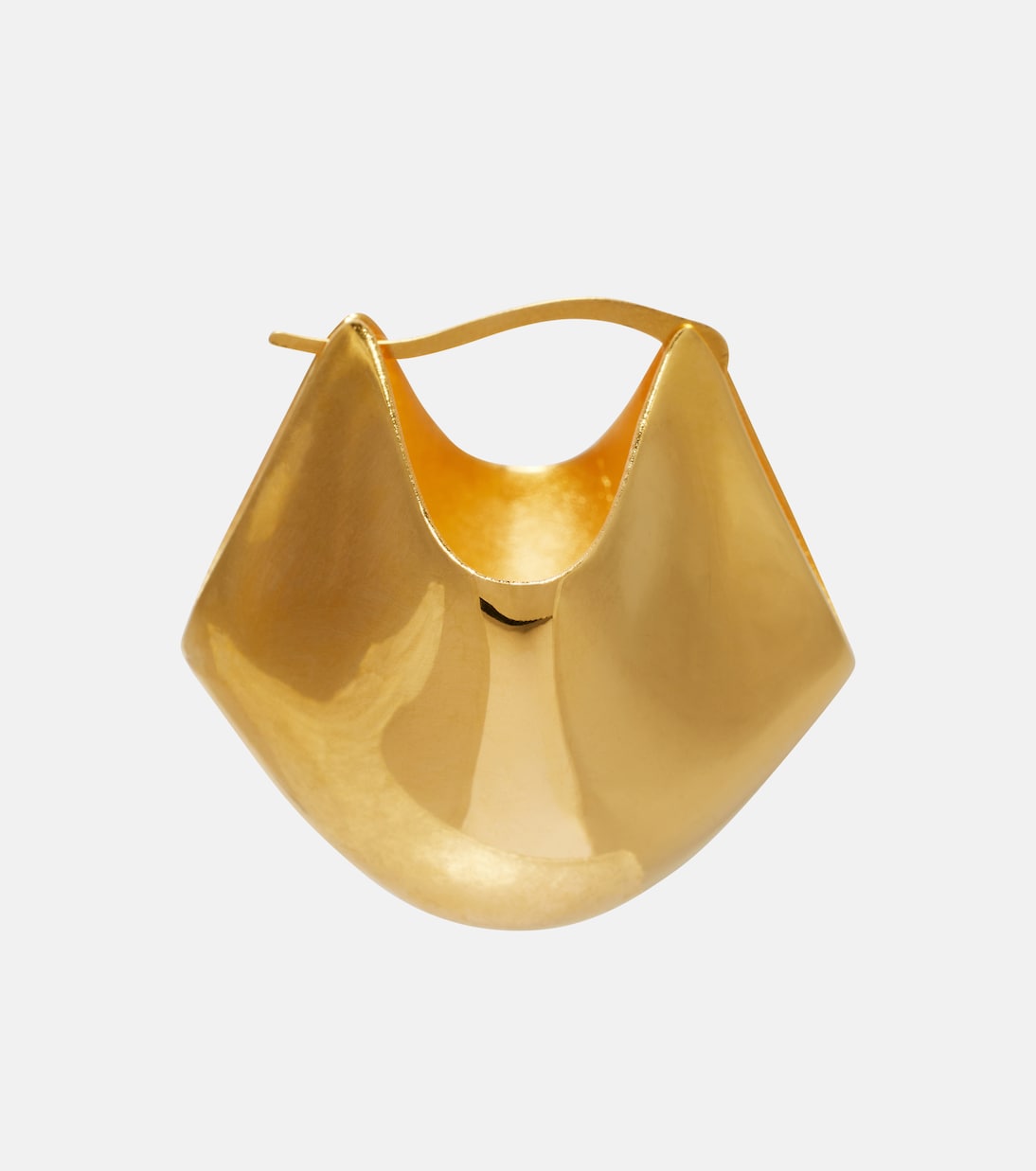 Lotus 18kt gold-plated earrings | Khaite