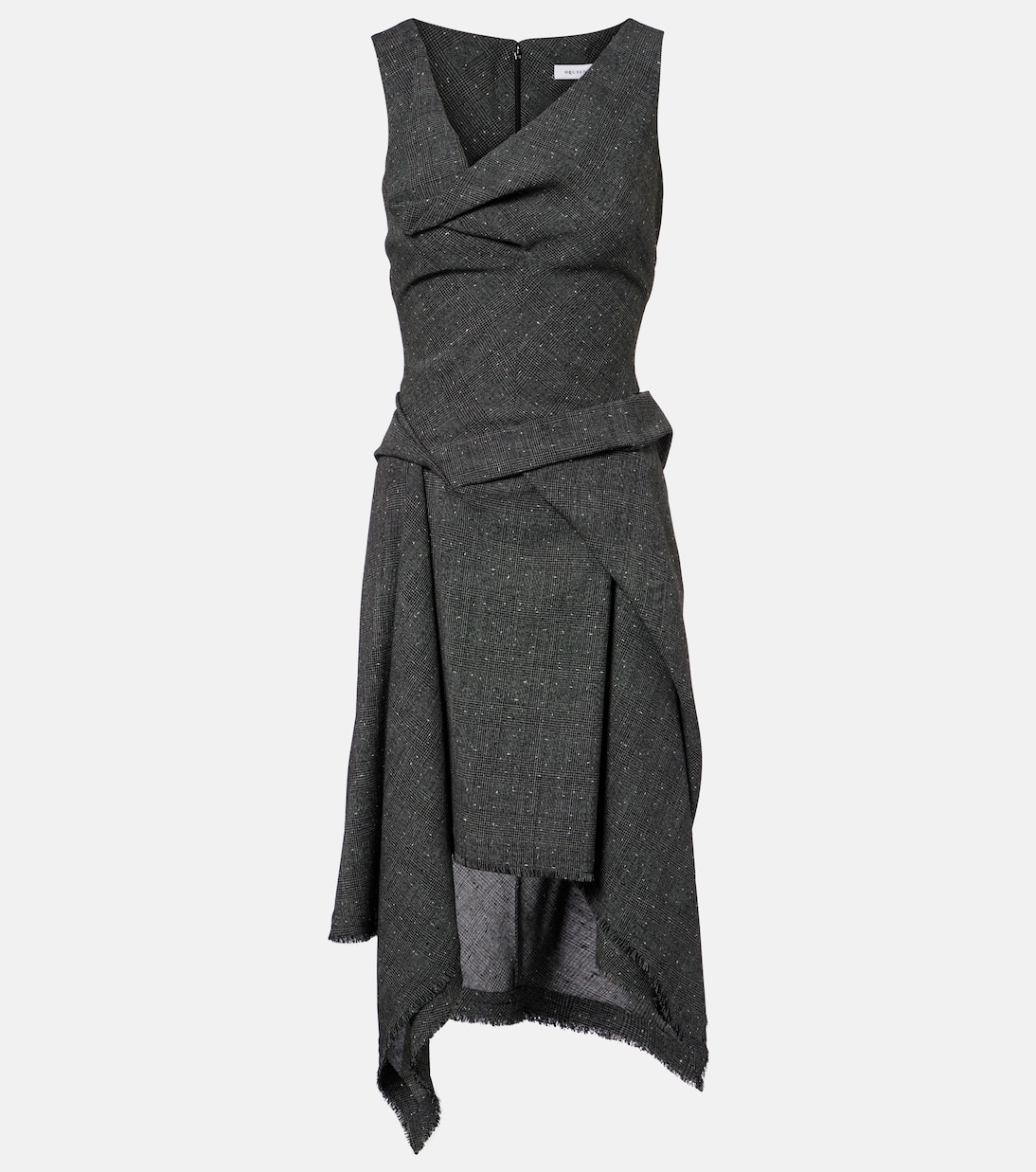Wool midi dress | McQueen
