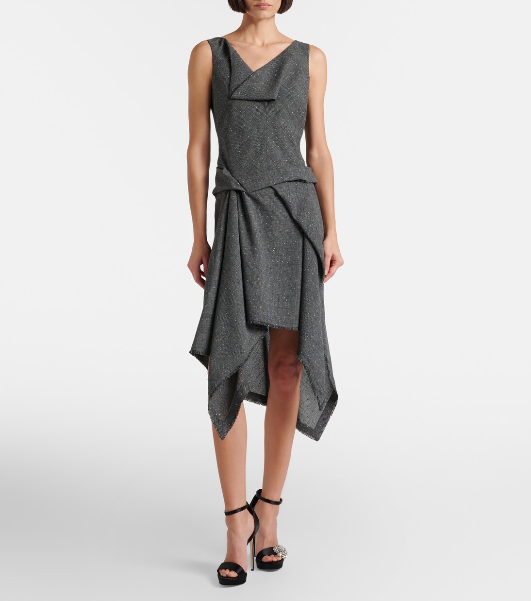 Wool midi dress | McQueen