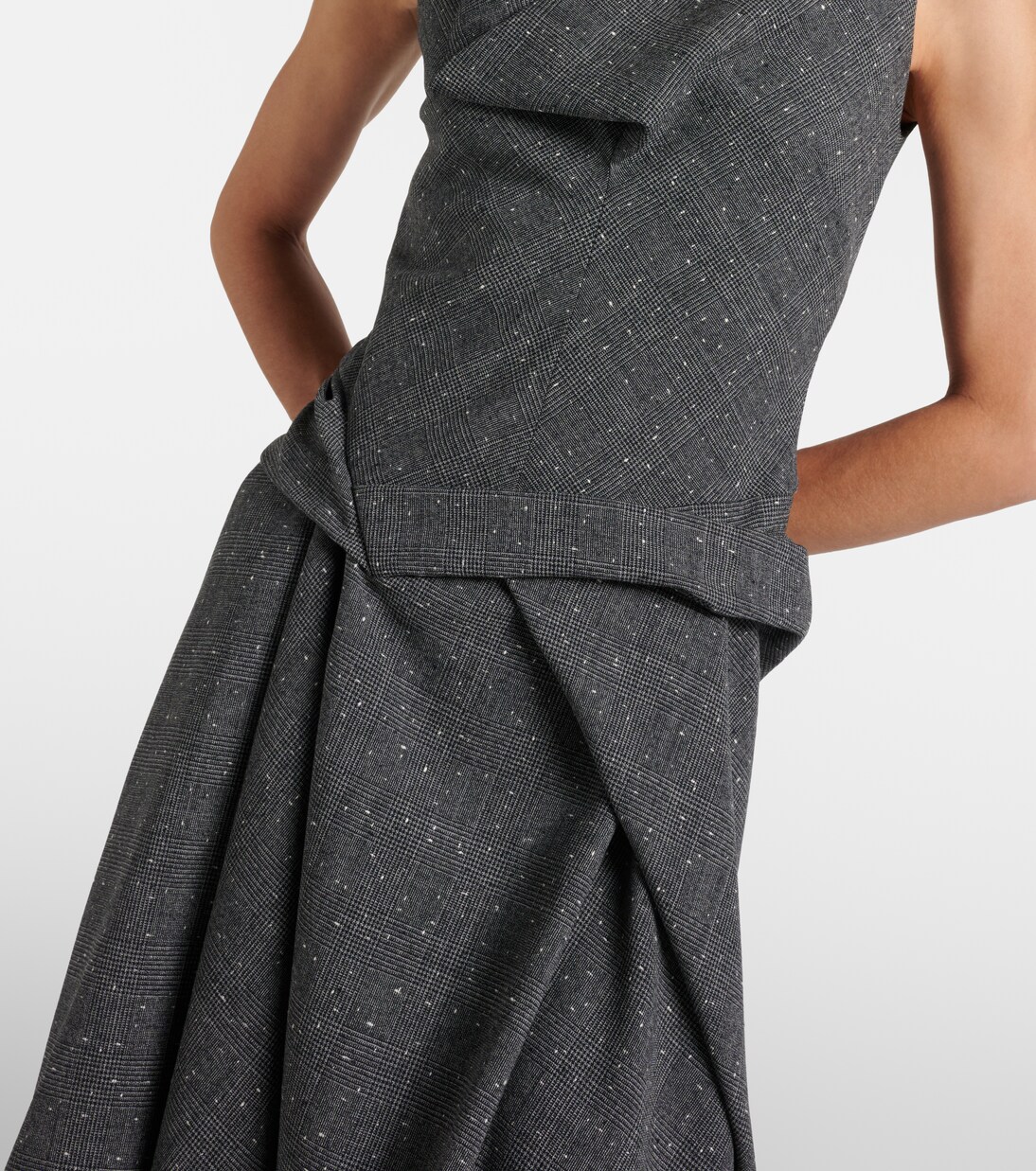 Wool midi dress | McQueen