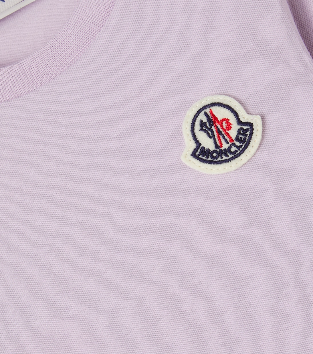 Logo cotton jersey dress | Moncler Enfant
