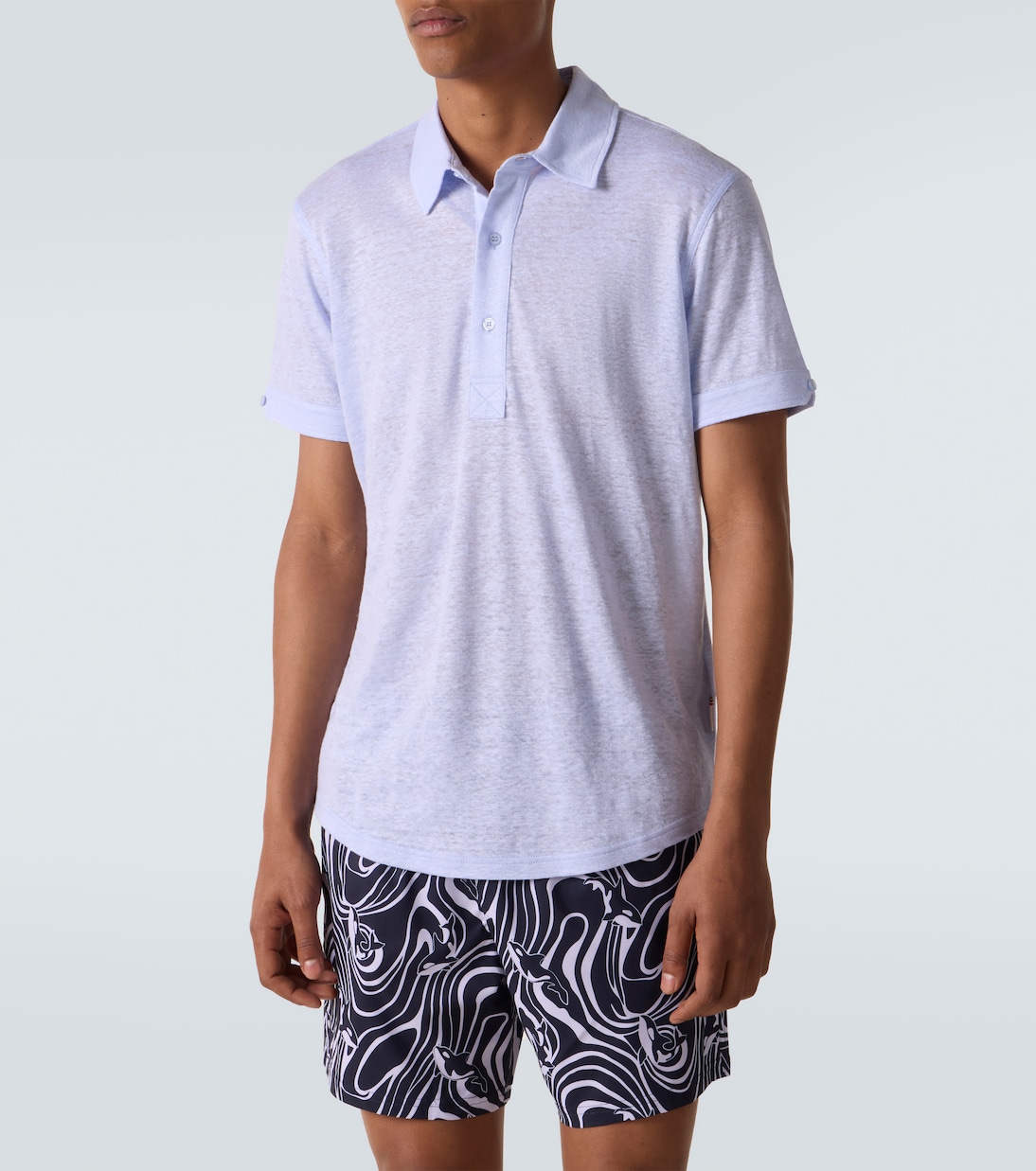 Polohemd Sebastian aus Leinen | Orlebar Brown