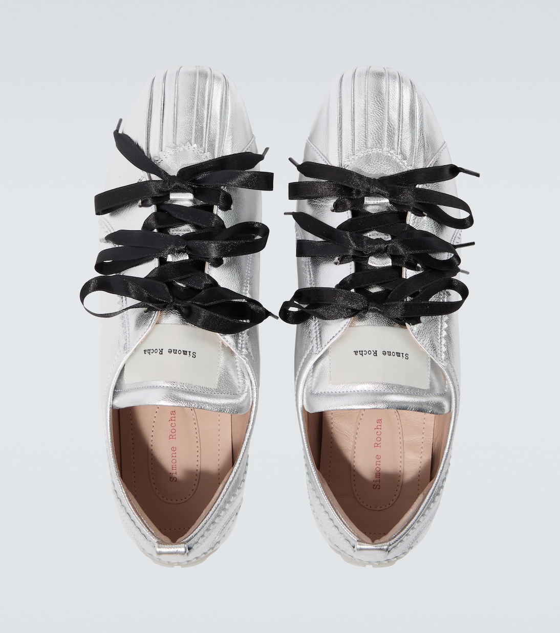 Ballerina Grip metallic leather sneakers | Simone Rocha