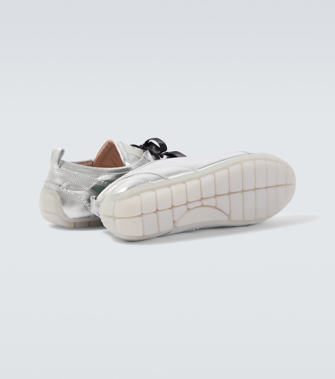 Ballerina Grip metallic leather sneakers | Simone Rocha